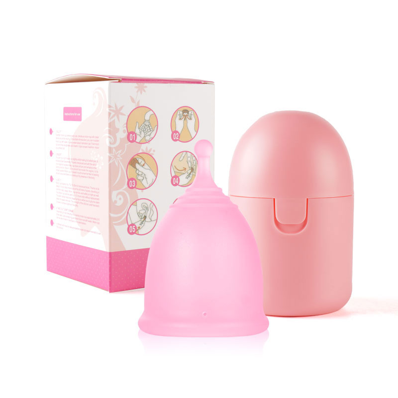 Menstrual Cup Silicone - 月経カップ シリコン製 医療グレード 小型・大型サイズ 再利用可能 ソフトタイプ