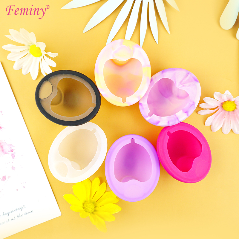 Menstrual Cup Silicone - 医療用シリコン月経ディスク 生理用ディスク 月経コレクター シリコンカップ 女性用ケア タンポン