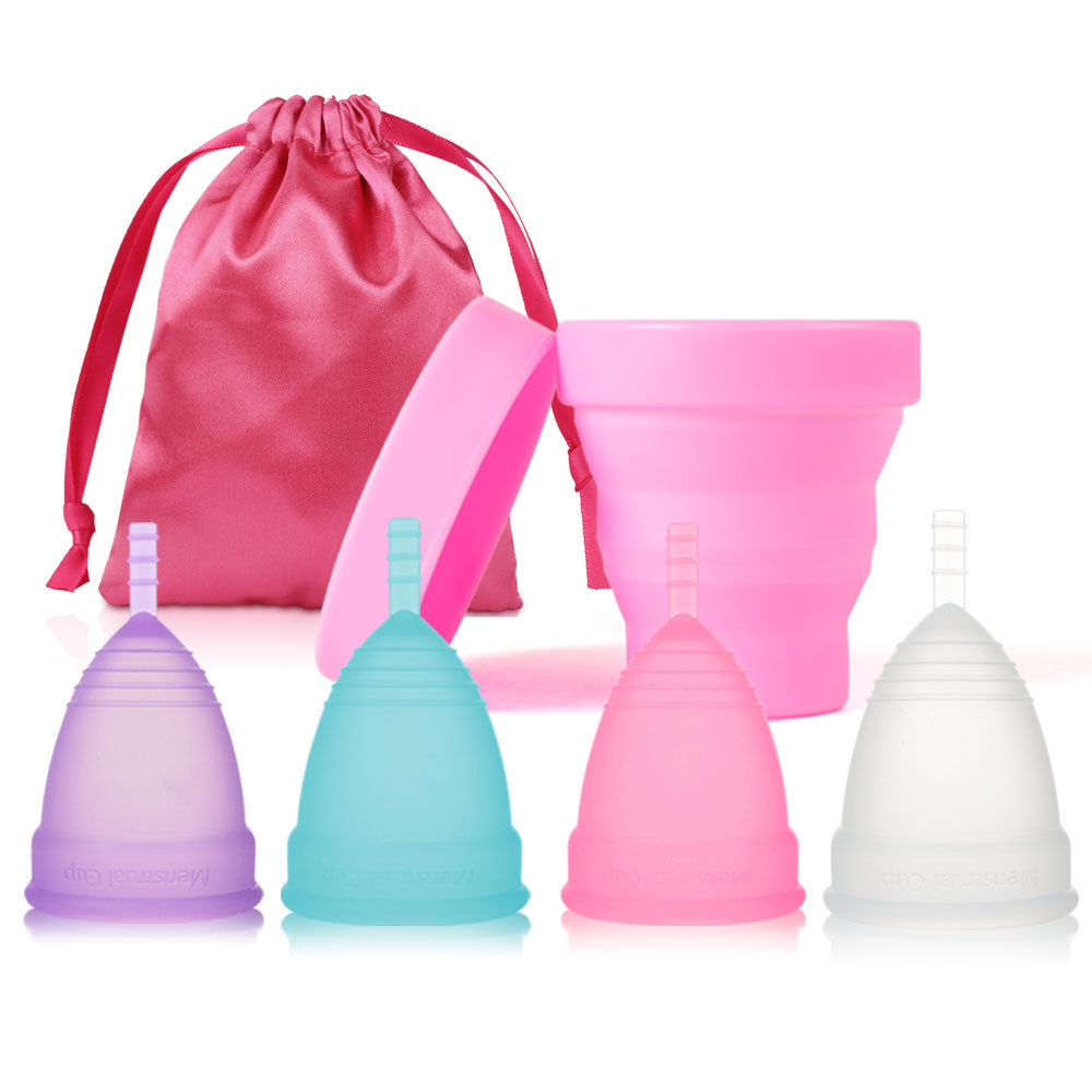 Menstrual Cup Silicone - 女性のためのシリコーンの健康カップ、滅菌の月経期間、医療グレード、新しい