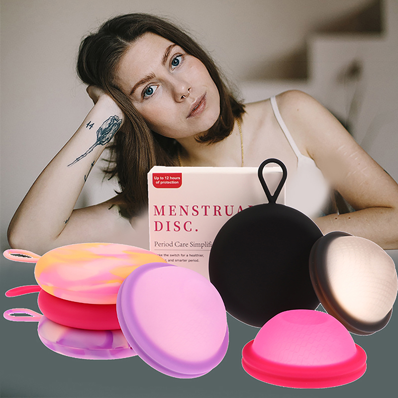 Menstrual Cup Silicone - シリコン製月経カップ 月経ディスク 女性用衛生用品 女性の健康管理 生理用コレクター 超薄型