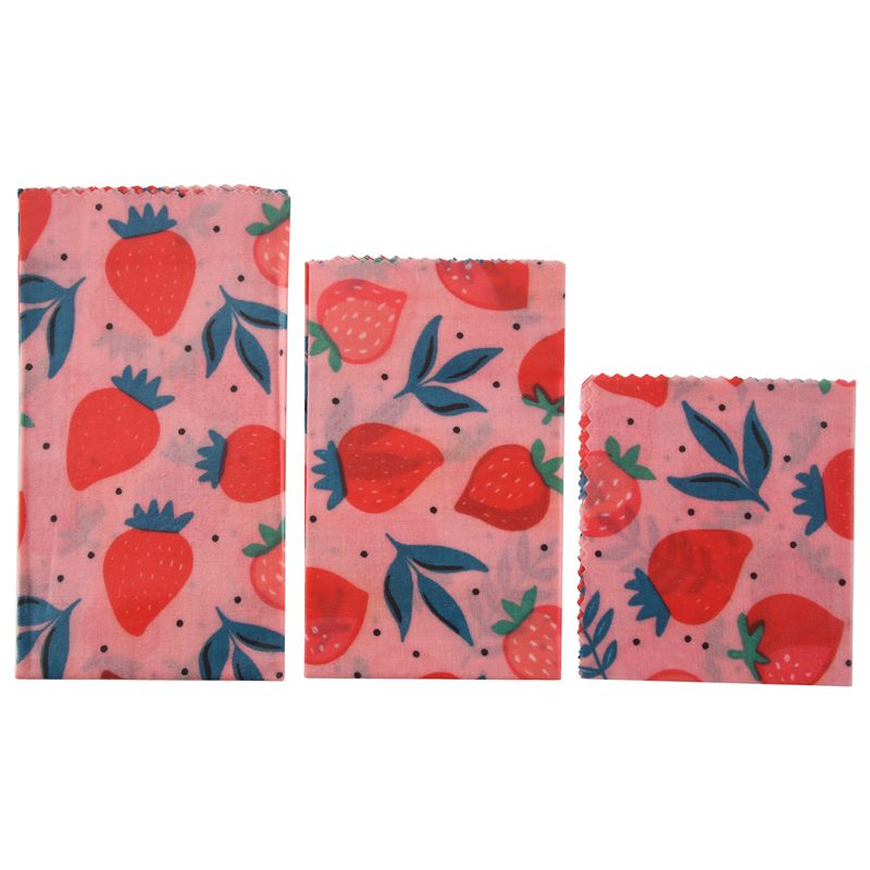 A01F-1セット 再利用可能な蜜蝋クロスラップ 食品保存袋 - Beeswax Wrap Reusable のレビューと価格