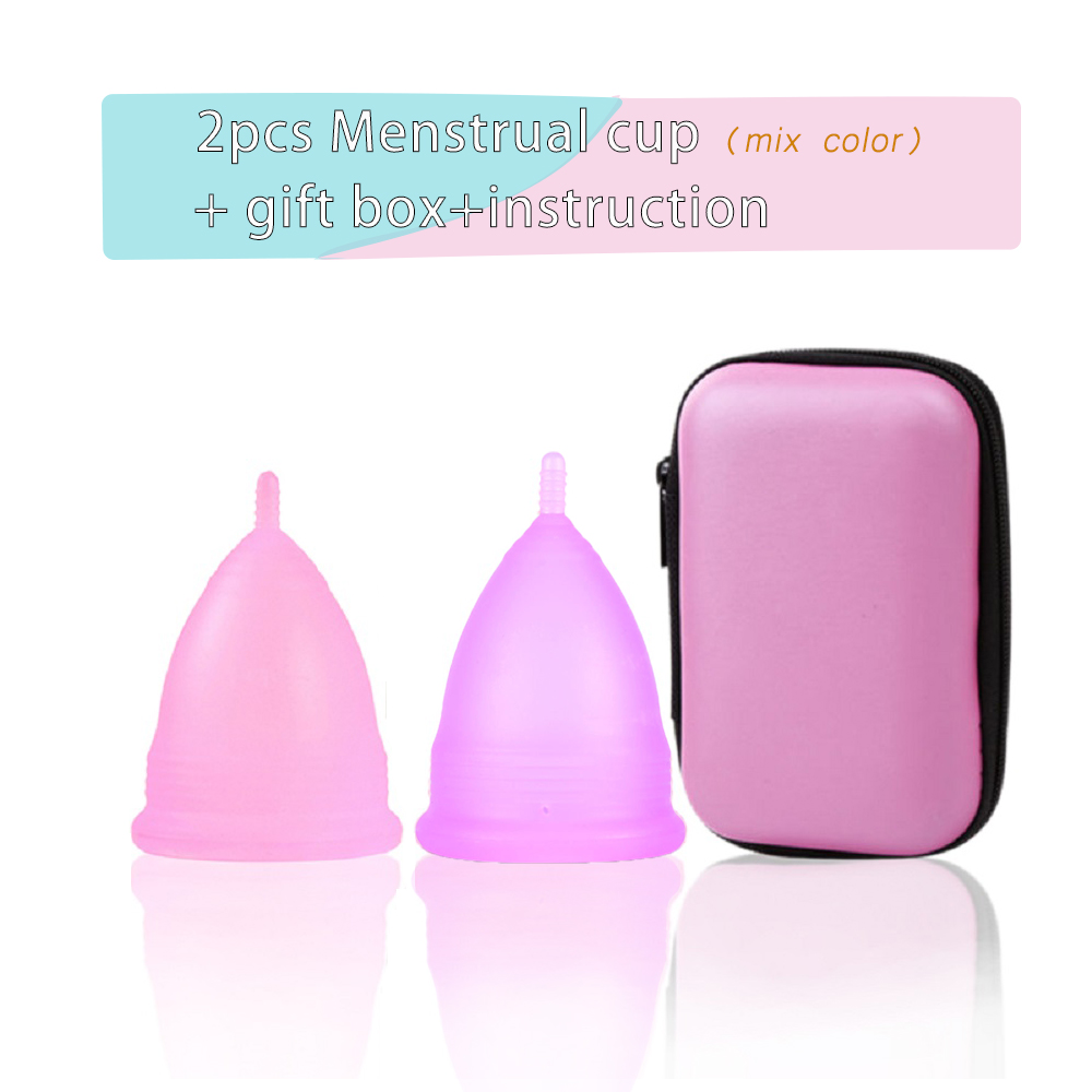 2 個女性月経カップ医療シリコーン膣カップ再利用可能な月経ボ - Menstrual Cup Silicone のレビューと価格