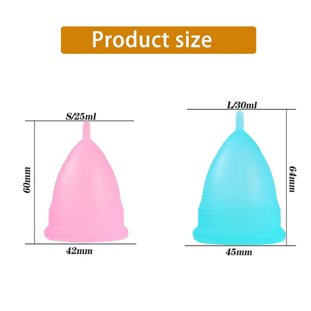2 個女性月経カップ医療シリコーン膣カップ再利用可能な月経ボ - Menstrual Cup Silicone のレビューと価格