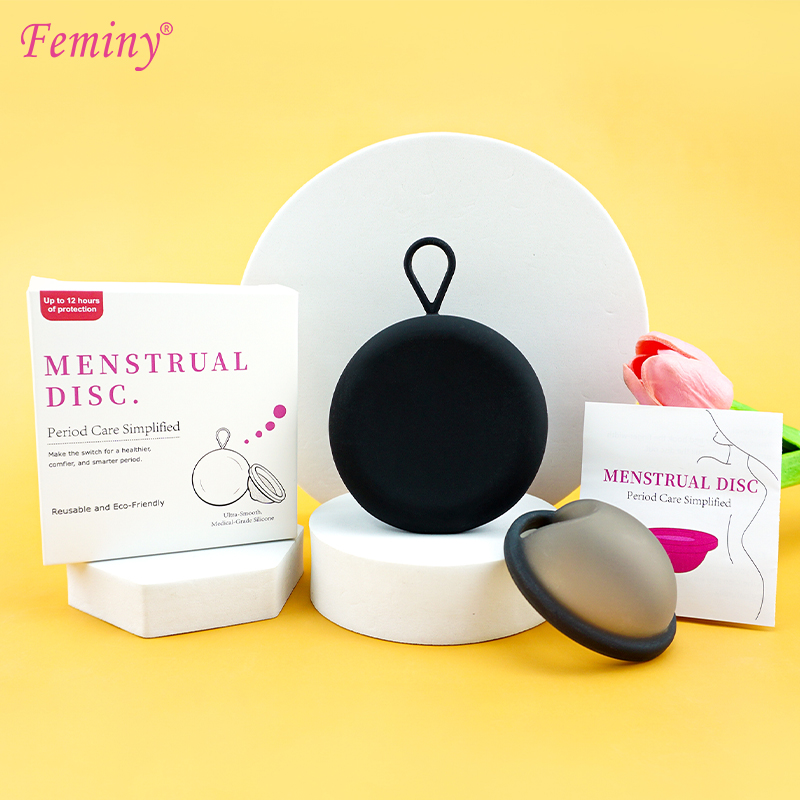 女性用シリコンケース付きの再利用可能な医療用シリコンカップ, - Menstrual Cup Silicone のレビューと価格