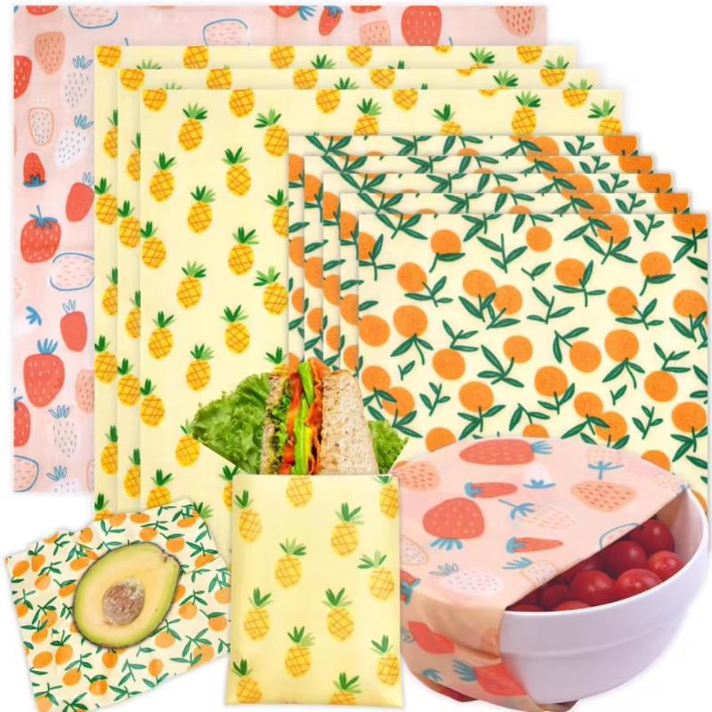 蜜蝋フードラップ 環境に優しいキッチンラップ代替品 オーガニ - Beeswax Wrap Reusable のレビューと価格