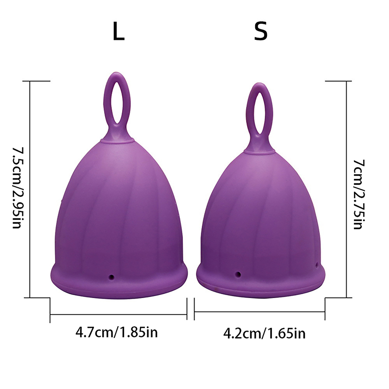 女性用シリコン下着カップ、生理用カップ、横防止漏洩、1個 - Menstrual Cup Silicone のレビューと価格