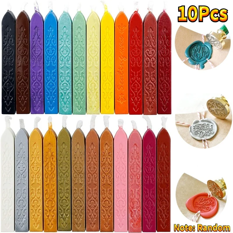 10Pcs Sealing Wax Sticks Color - Beeswax Wrap Reusable のレビューと価格