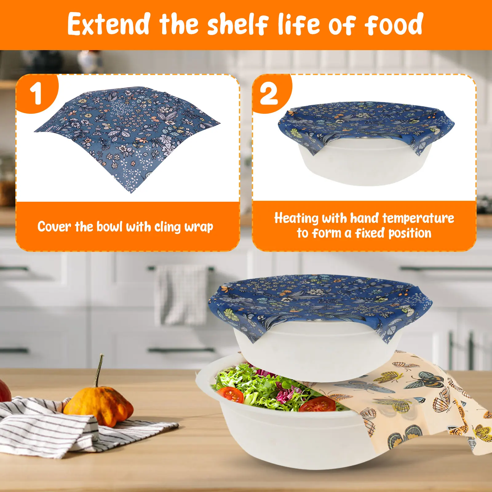 11 個の蜜蝋食品ラップセット再利用可能な環境に優しいオーガ - Beeswax Wrap Reusable のレビューと価格
