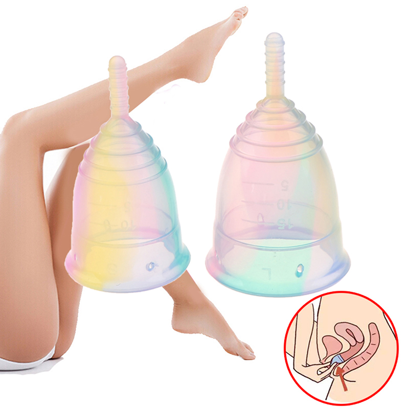 医療グレードの女性用カラーシリコン月経カップ,女性用衛生カッ - Menstrual Cup Silicone のレビューと価格