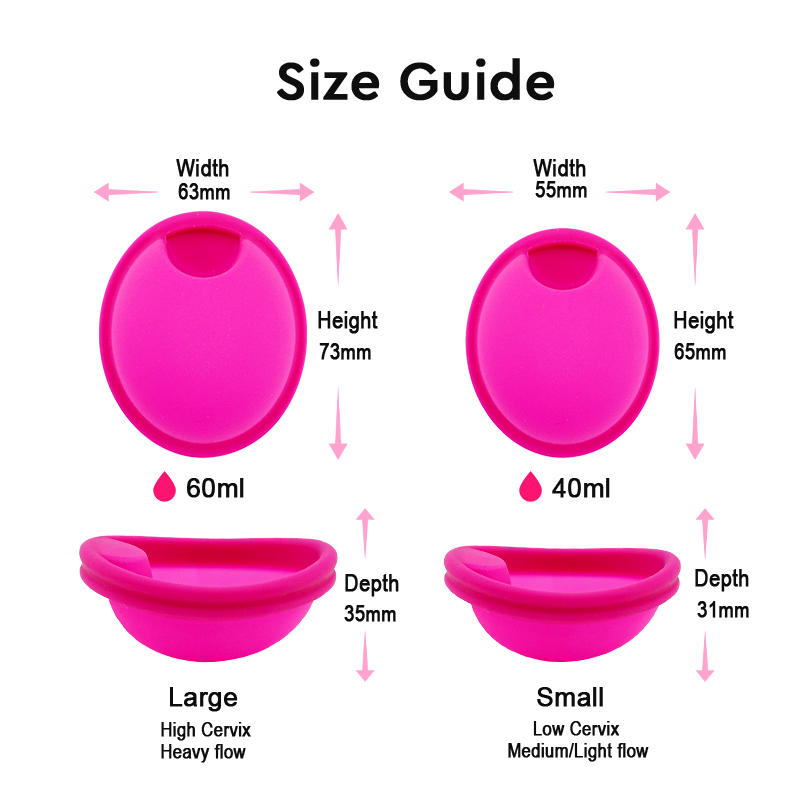 滅菌器付き月経コレクターキット 女性用ソフト医療用シリコン製 - Menstrual Cup Silicone のレビューと価格