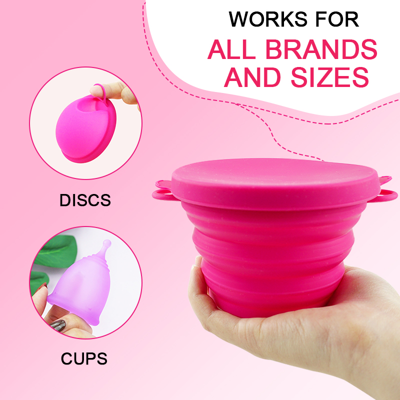 滅菌器付き月経コレクターキット 女性用ソフト医療用シリコン製 - Menstrual Cup Silicone のレビューと価格