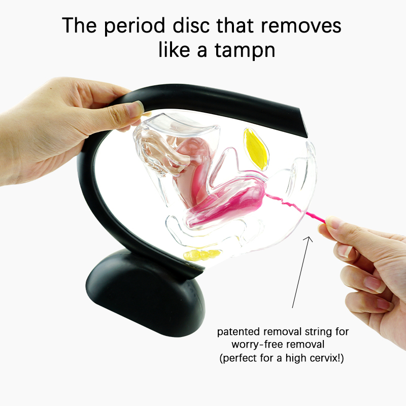 女性月経ディスク除去ストリング付き再利用可能な医療グレードの - Menstrual Cup Silicone のレビューと価格